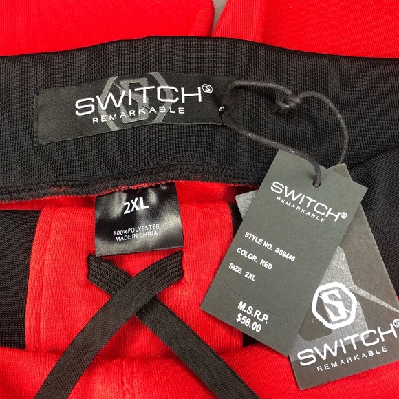 Switch Remarkable Drawstring Sweat pants Track Pants NWT Size  2XL - Picture 4 of 4